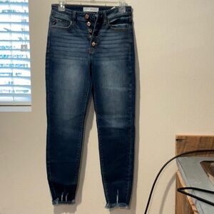 KanCan Blue Straight Leg Jeans Classic Style